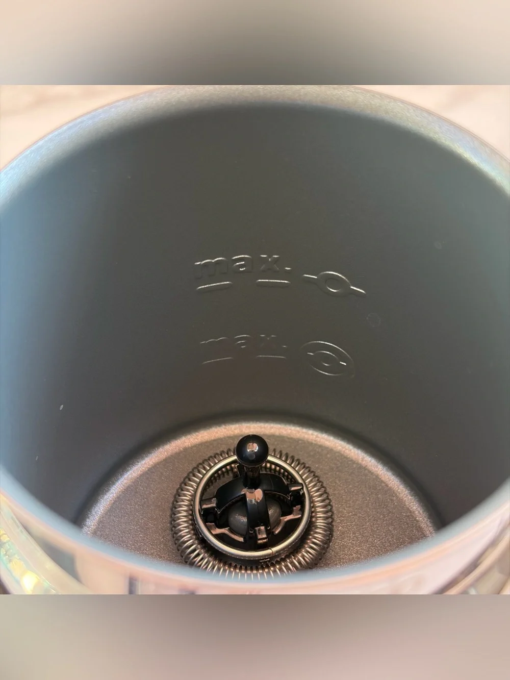 Nespresso Black & Silver Aeroccino Milk Frother